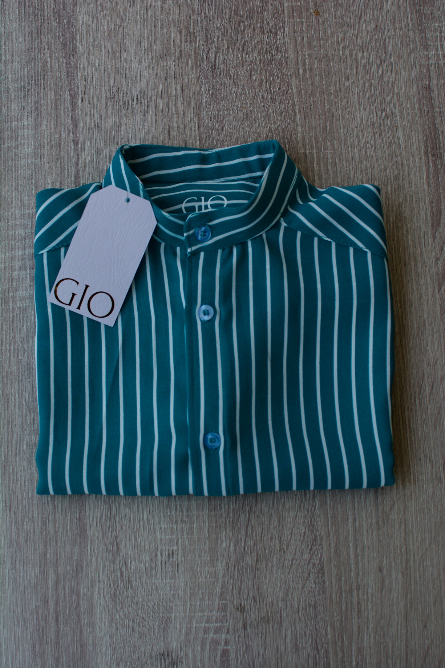 Camisa Aqua Stripes 2