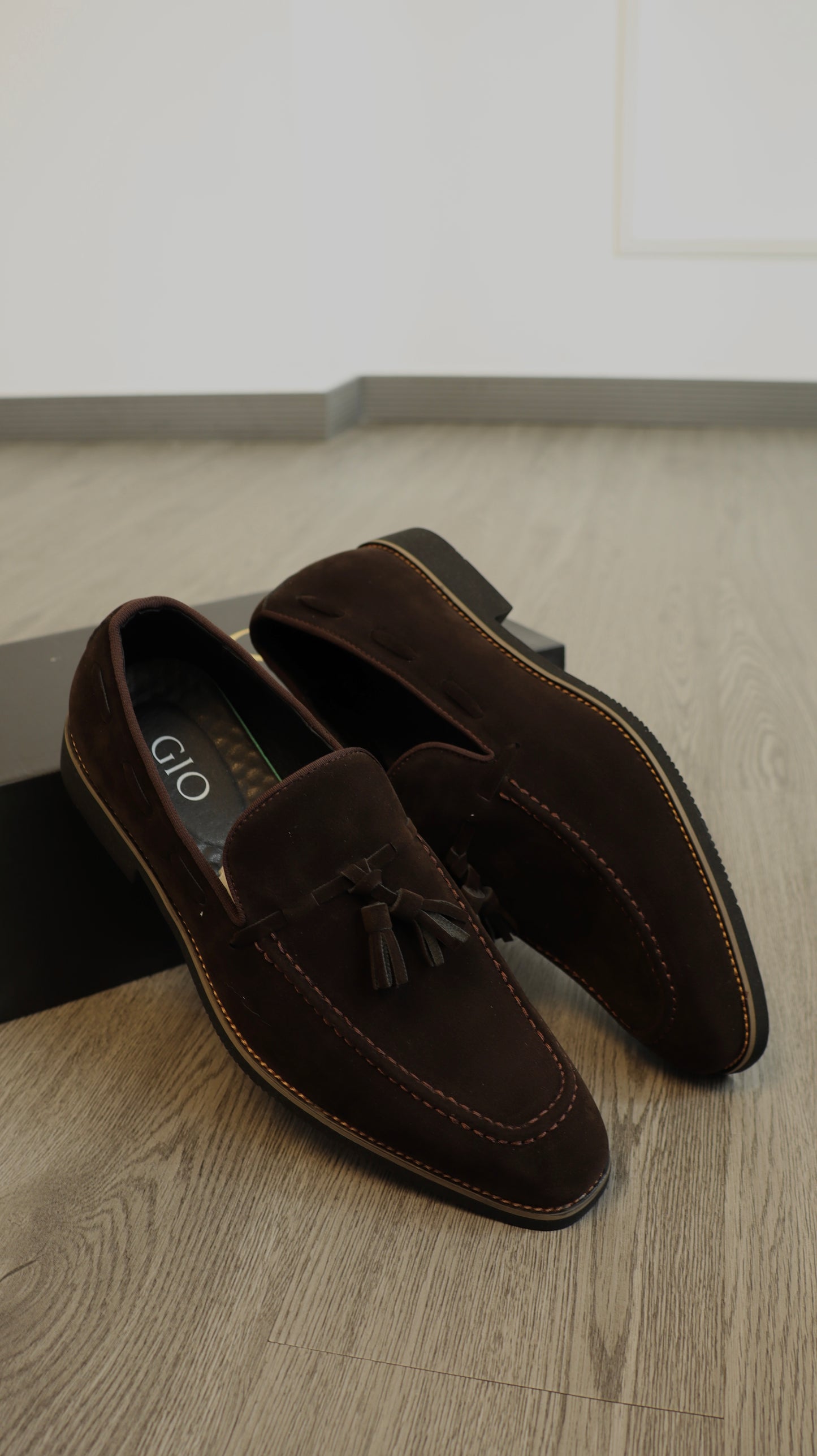 Zapato Imperial Oak Tassel Loafer (Café Oscuro)
