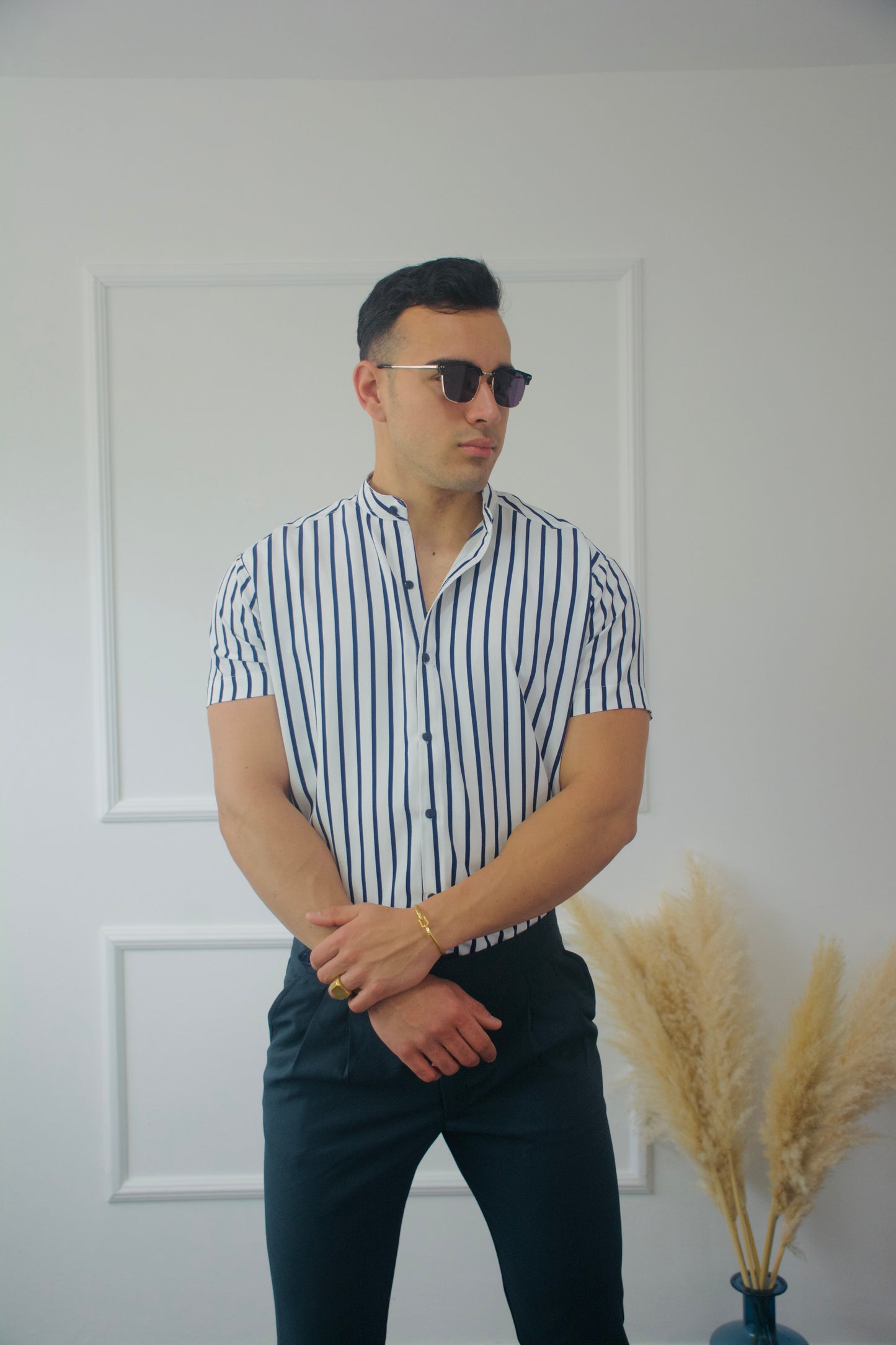 Camisa Blue Stripes