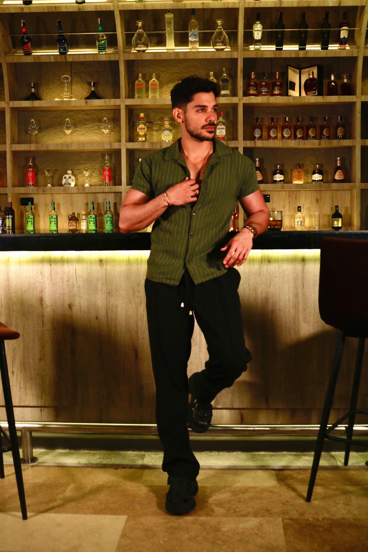 Pantalon Riviera Negro – Lino Italiano