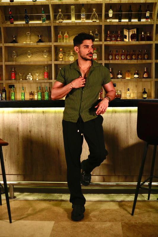 Pantalon Riviera Negro – Lino Italiano