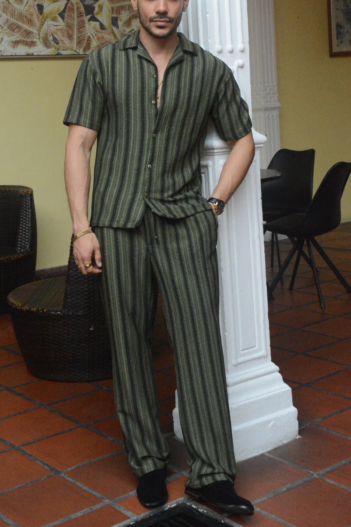 Camisa Aurora Green Olive