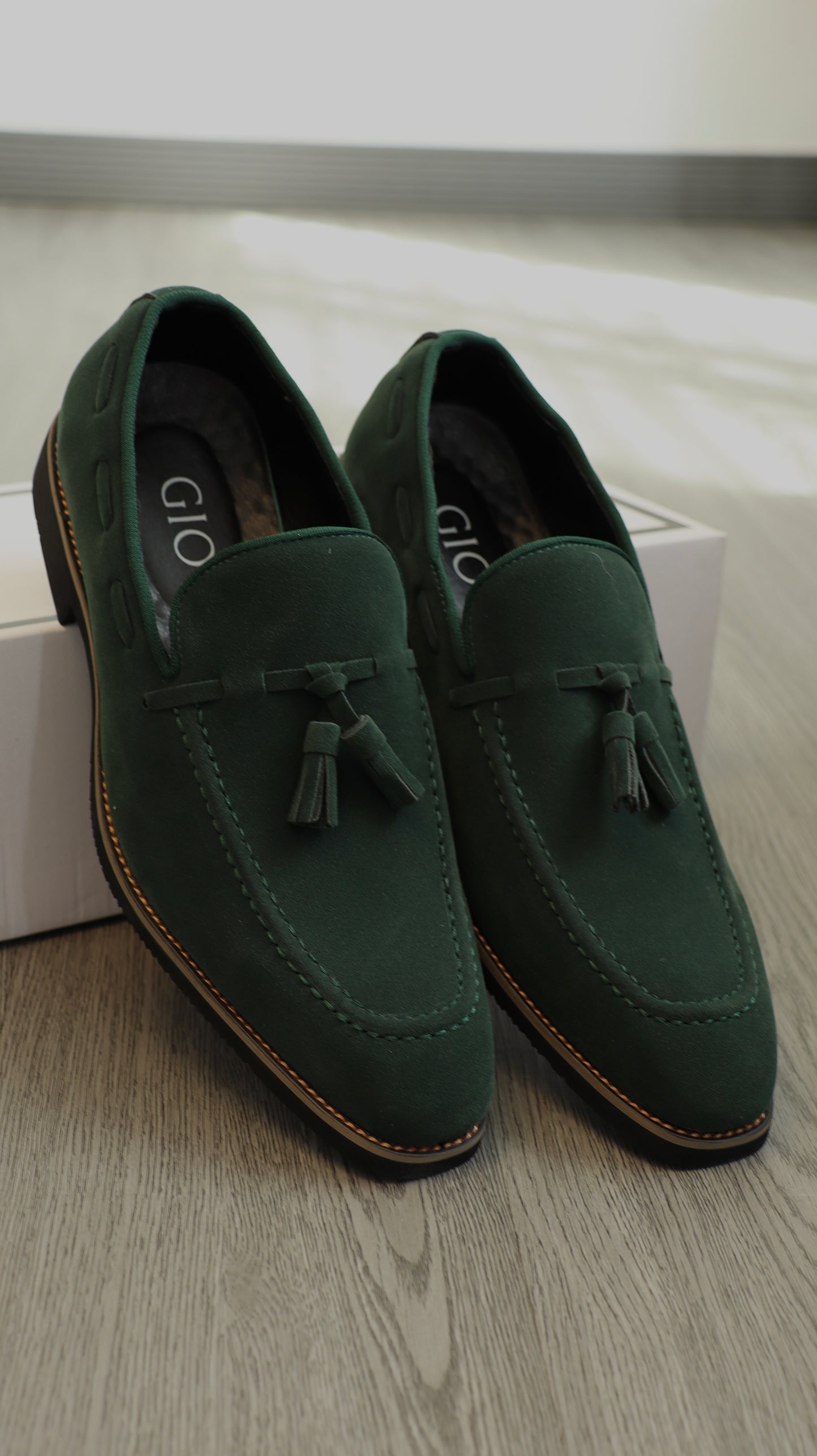 Zapatos Emerald Regent Tassel Loafer (Verde Esmeralda)