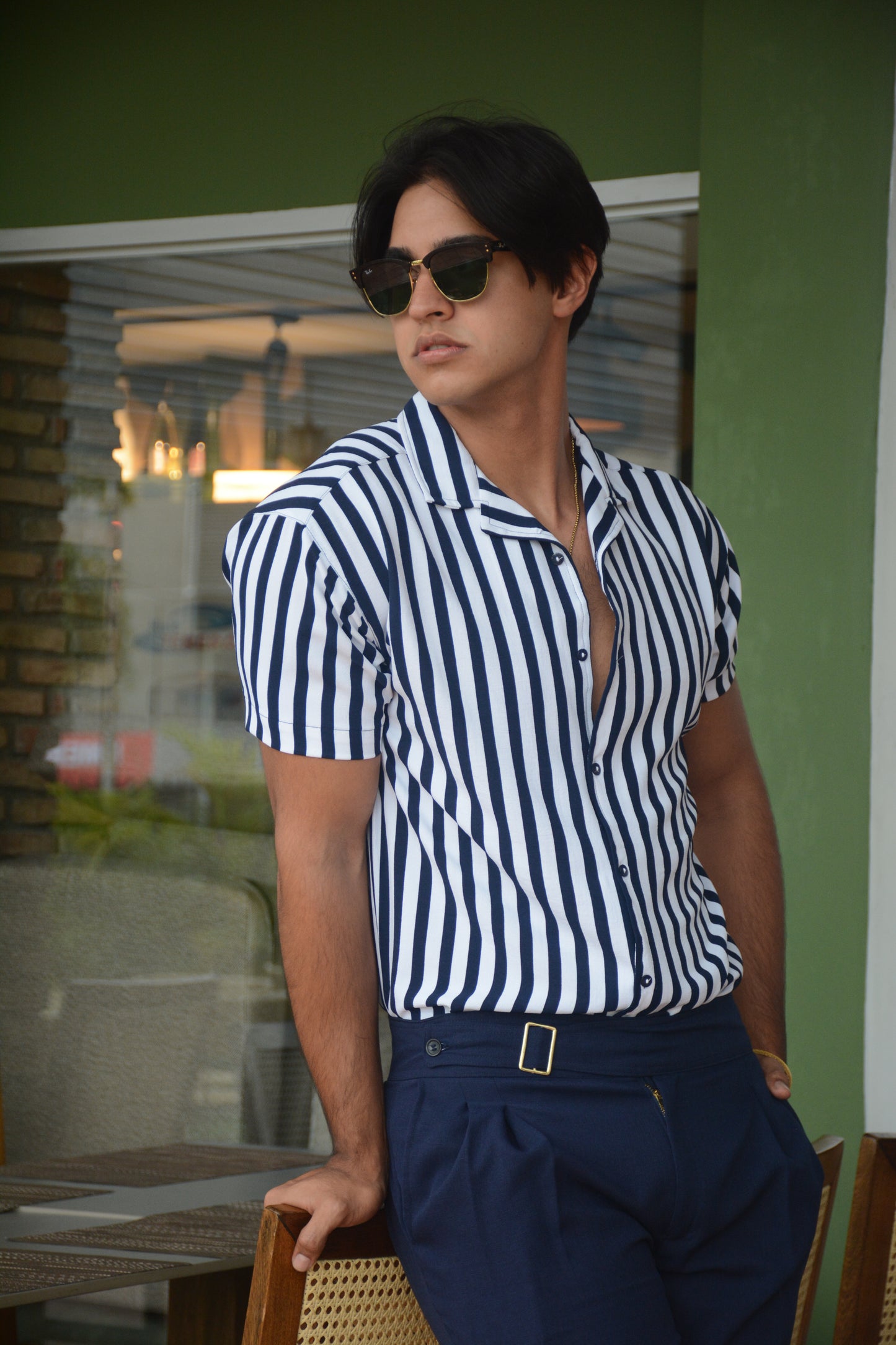 Bermuda Dark Blue Classic Uomo