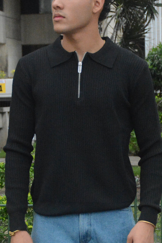 Polo Black Uomo Classico – Zip M/L