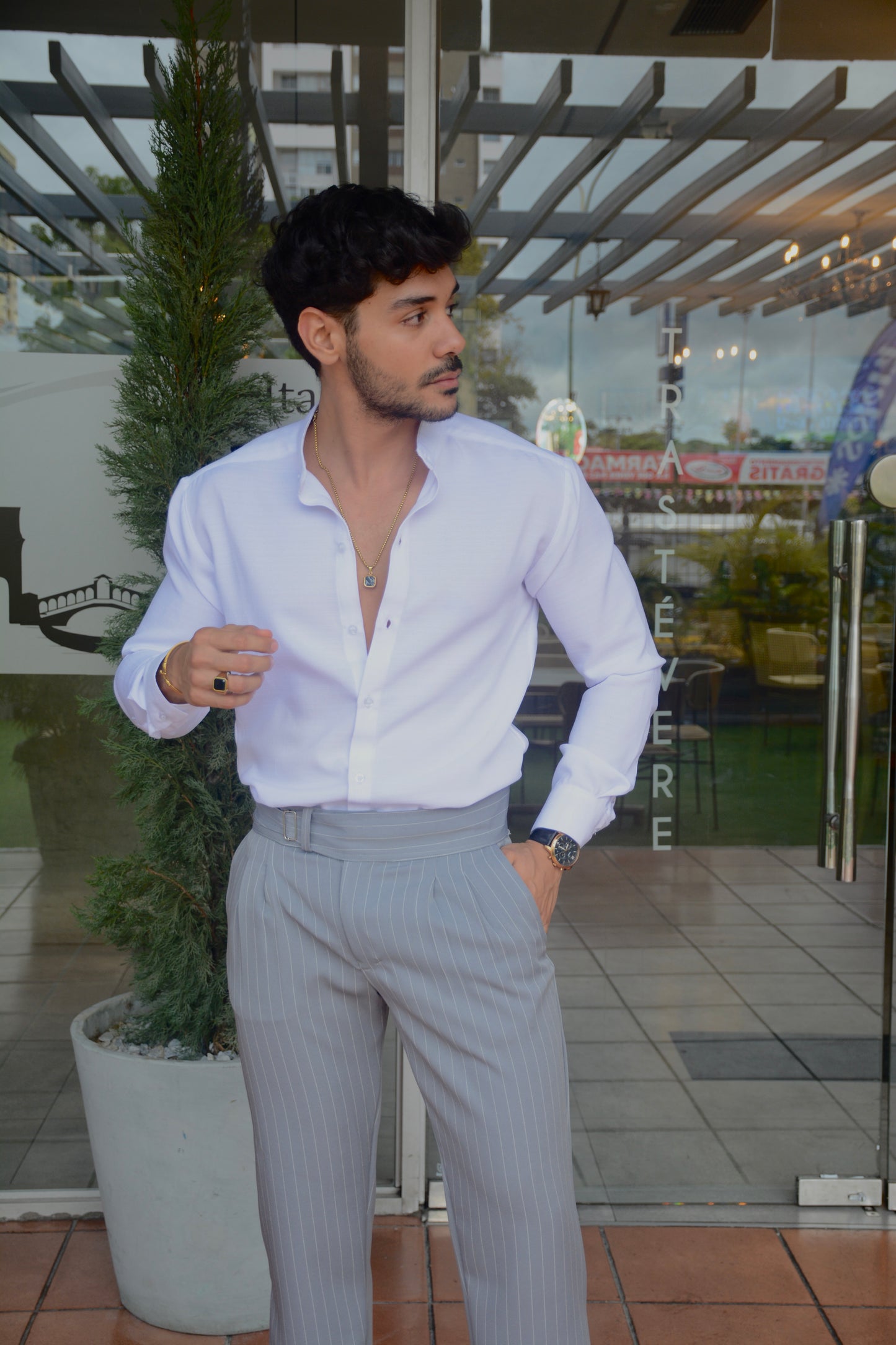 Pantalon Grigio Imperiale Classic Uomo