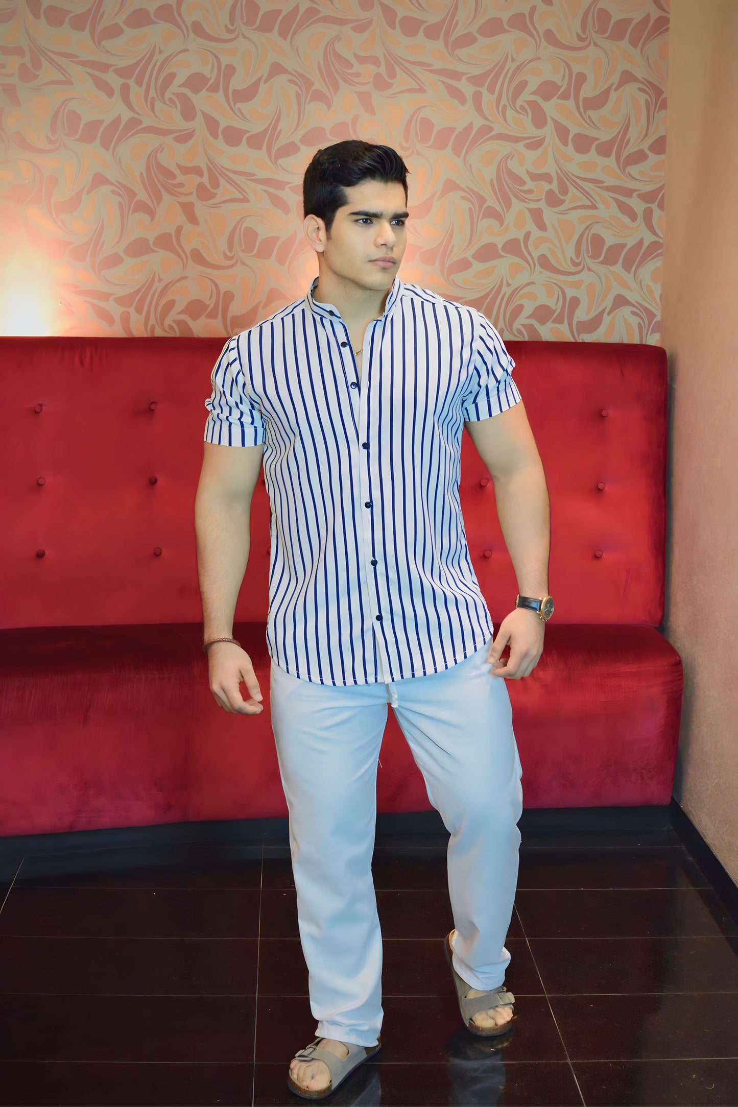 Camisa Blue Stripes